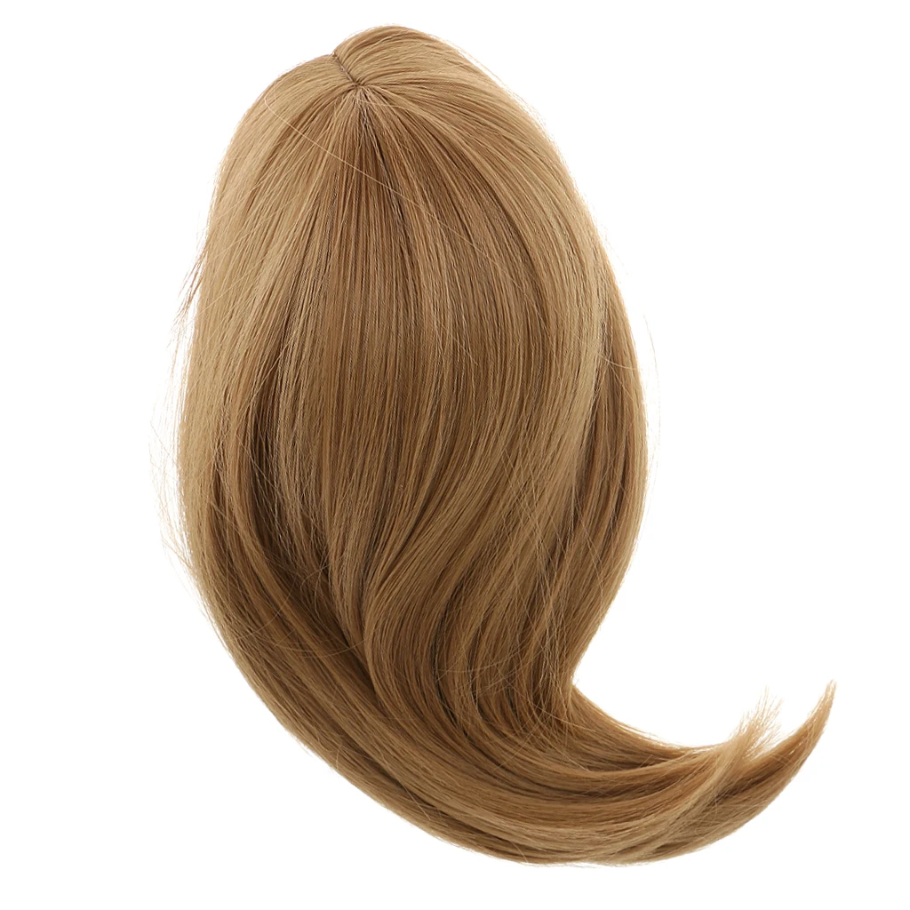 6 Colors DIY Hair  28cm Hair Doll Wig for 18'' American Dolls Accessories Handmade Making Wig For Baby Dolls Yellow Brown