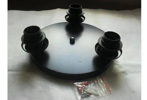 

30sets 3 E27 Edison screw lamp Holder LED ceiling lamp bulb socket Base Adapter with cable Free Shipping with track number