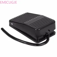 1 шт. 220V 10A Педальный мусорный ящик в контроль выключатель питания Электрический для езды на велосипеде на/выкл 10 см шнур для Универсальный 220/380V швейная машина