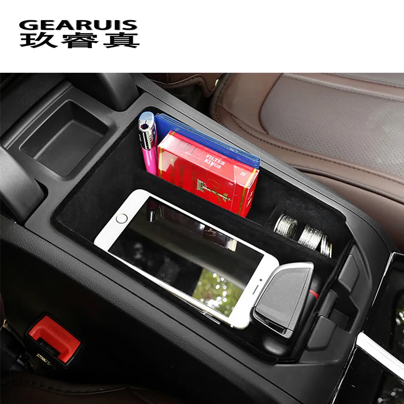 Car styling Auto central storage box armrest remoulded glove cover decoration Sticker For BMW X3 G01 Interior Auto Accessories