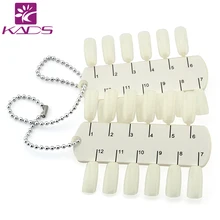 2016 KADS 24 color 50pcs/pack Tips Nail Art Polish Display Acrylic False Practice Color Chart Palette DIY for Nail Art display