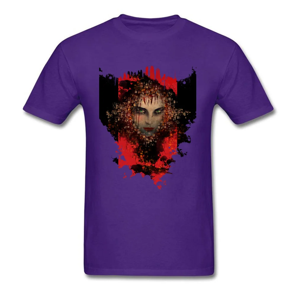 Tops Shirt Night Stalker Tops Shirts Autumn Special Normal Short Sleeve All Cotton Round Neck Men Tshirts Normal Night Stalker purple