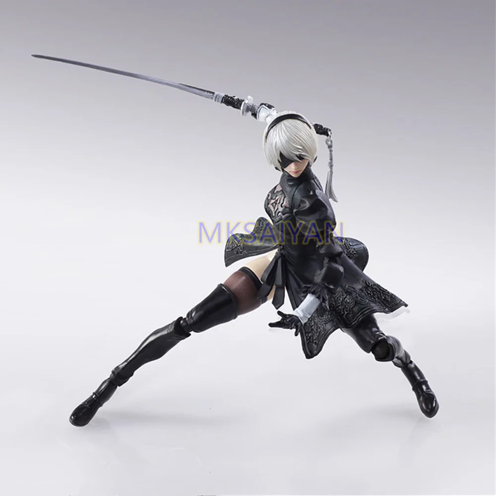 NieR Automata YoRHa No.2 Anime Figures 2B Action Figure Toys NieR PVC Figurines Collectible Decoration Model Toy Doll XM