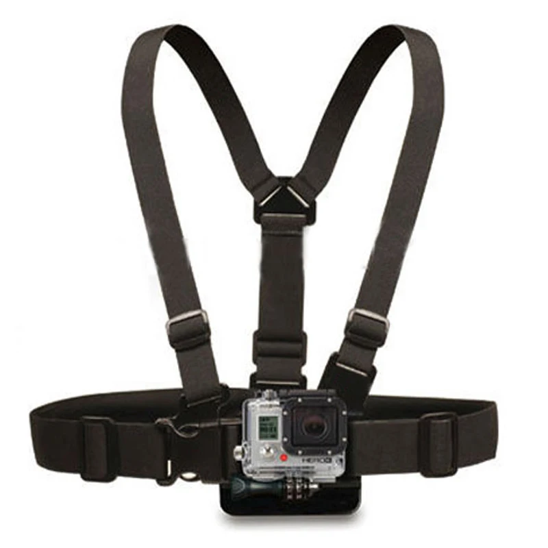 

Adjustable Chest Mount Harness Chest Strap Breast Belt for GoPro HD Hero 4 3+ 3 2 1 SJ4000 SJ5000 Camera GP26 XR649