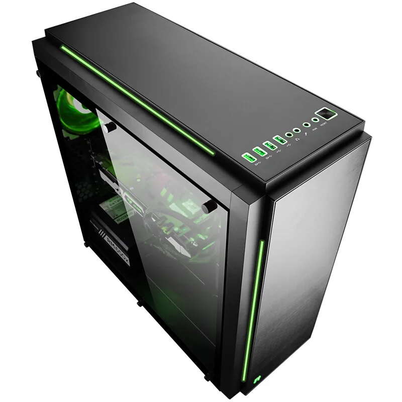  GETWORTH R34 High End Gaming Computer Intel I9 9900K Desktop 2080Ti Water Cooling 1TB SSD 1TB HDD