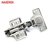 NAIERDI Hinge Rustless Iron Hydraulic Hinge Iron Core Damper Buffer Cabinet Cupboard Door Hinges Soft Close Furniture Hardware ► Photo 2/6