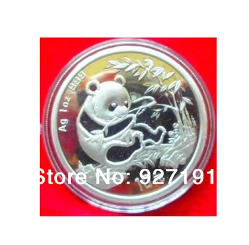 

1994 Year Panda Silver Plated Coin 1 oz 10 Yuan Silver plated Coin with box and certificate gift present