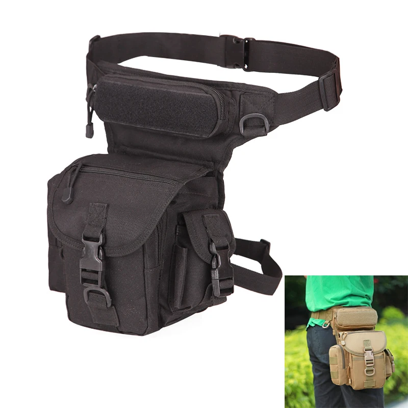 

Tactical Thigh Drop Leg Bag Multifuntional Waist Pack Outdoor Waist Belt Pouch Bag Military Hunting Camping Climbing Sport Bags