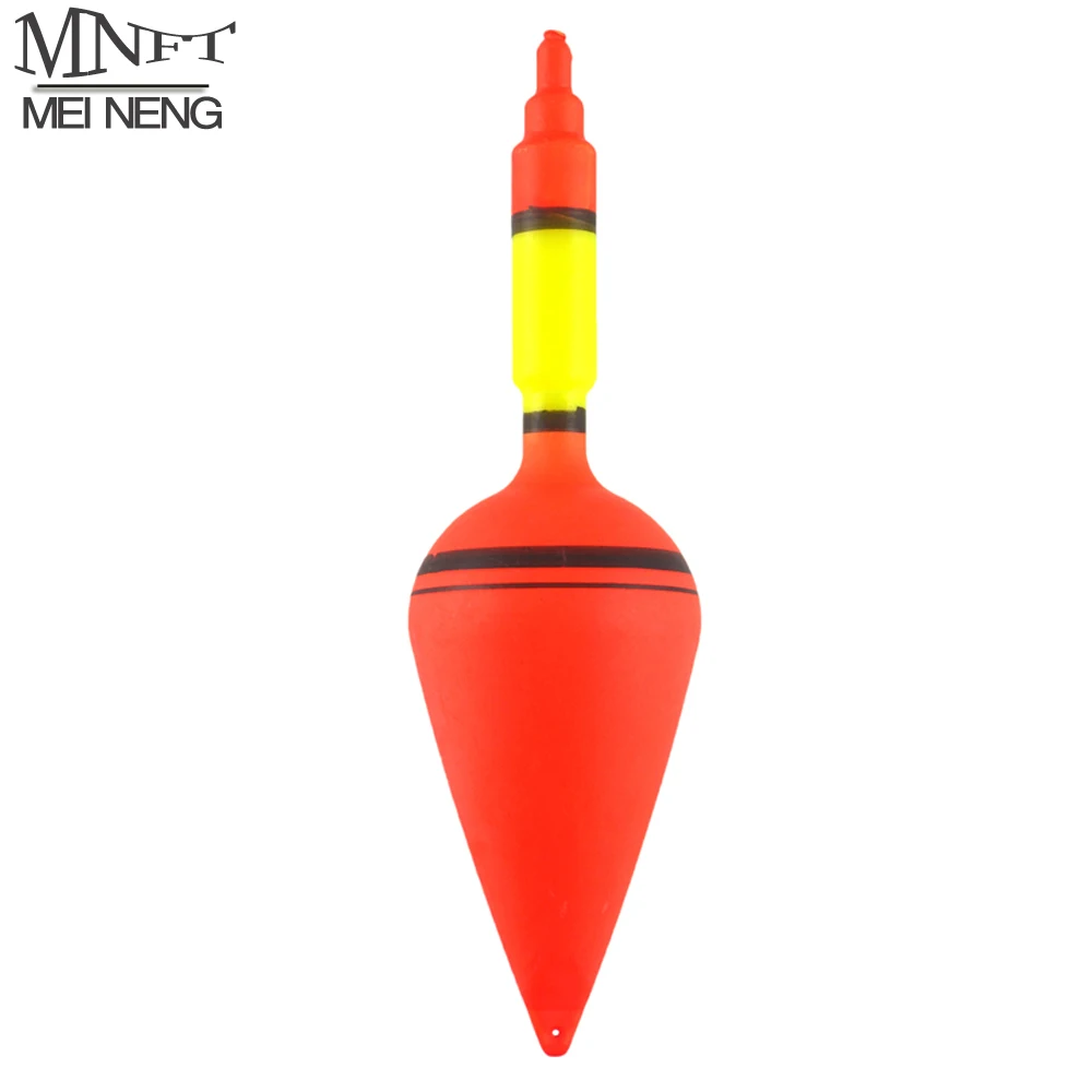 

MNFT 4pcs/pack Orange Plastic Fishing Float Big Belly Shape Vertical Buoy Floats Bobbers Ball Fishing Tackles