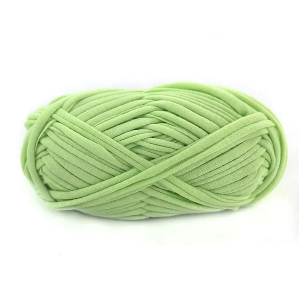 17 видов цветов DIY вязание крючком ткань ковры Yarm хлопок шерсть вязание пункт ручной вязки Толстая вязаная корзина ручной работы игрушки-одеяла - Цвет: Green