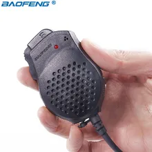 Baofeng Динамик микрофон двойной PTT для pofung портативная рация UV-82 UV82 UV-82L UV-8D UV-89 UV-82HP Портативный CB радио
