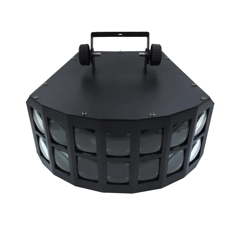 

DMX 30W LED Double Layer Butterfly Effect Stage Lighting High Brightness Bar Lights Voice-activated KTV Disco Lights RGBW Beam