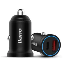 

PIHEN USB 3.0 Car Charge QC USB-C 36W Fast Charger with Type-C Cable Univeral for Mobile Phone Samsung Xiaomi iphone X LG HTC