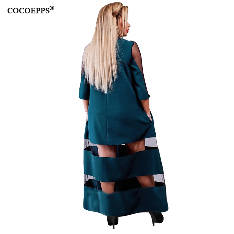 2019 Новое поступление 5xl 6xl модное женское длинное платье макси свободного кроя