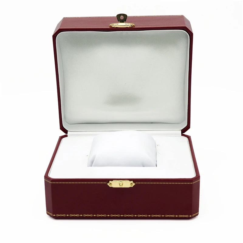 Восьмиугольная кожаная бумажная красная коробка для ювелирных изделий и упаковка коробка для ювелирных украшений коробка для свадебного кольца кулон браслет коробка для часов