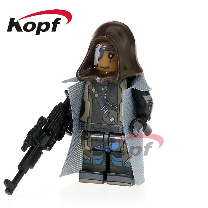 

Building Blocks PG1162 Single Sale Ana Amari Super Heroes Widowmaker Genji Jamison Fawkes Bricks Action Toys for children Model