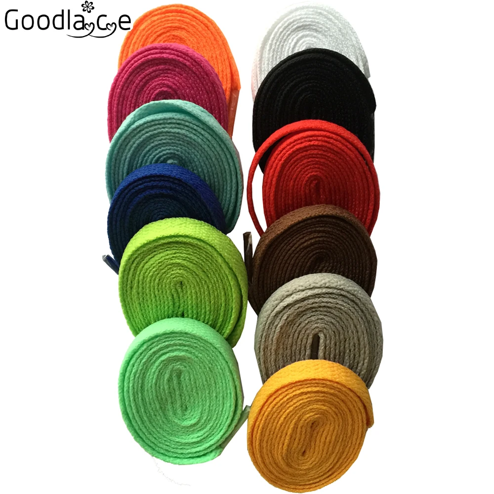 

1cm Kids Adult Shoelace Flat Shoelaces Short Shoe Lace Cord f Sneaker 80cm/31.5Inch