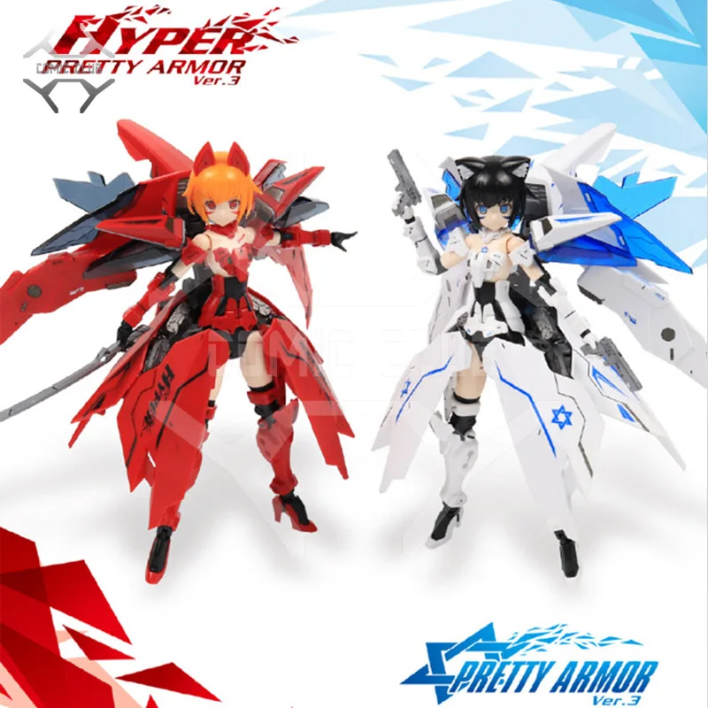 

COMIC CLUB IN-Stock Pretty Armor Ver 3 Ms Girl falcon Plastic model kit Anime Toys Figure