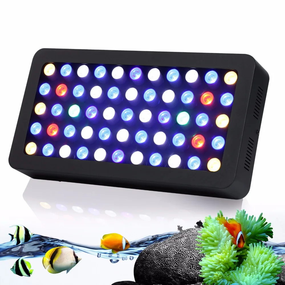 populargrow 165w Dimmable Led Aquarium Light Full Spectrum led lighting