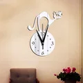 Винтажные настенные часы современный дизайн Diy часы Reloj De Pared акриловые настенные наклейки кварцевые часы для гостиной Horloge Murale