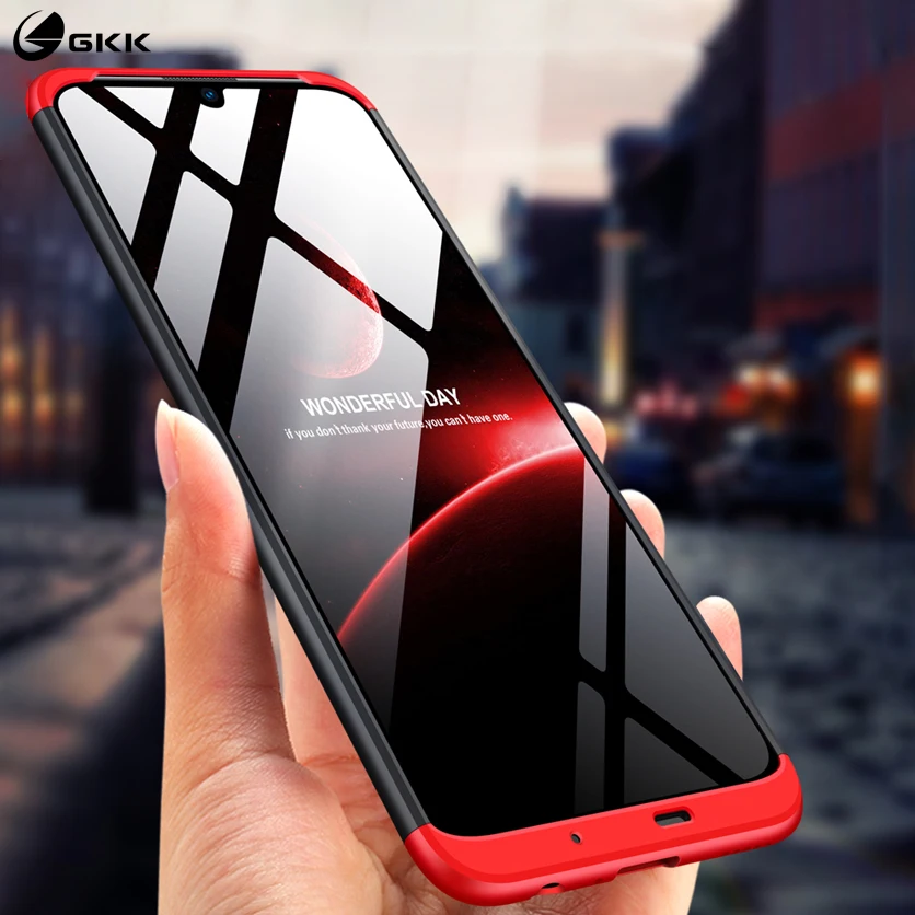 GKK Cases For Huawei Honor 20i Coque 360 Full Protection 3 in 1 Back Cover P smart Plus Y6 Pro 2019 Enjoy 9S 9E Case |