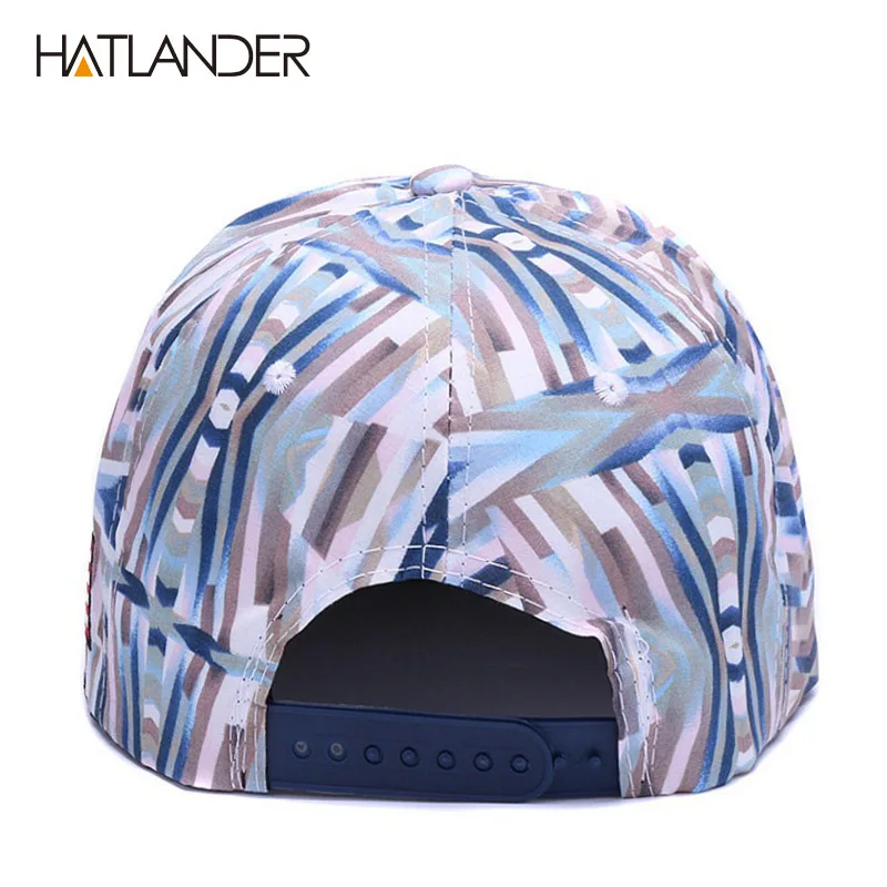 Женские бейсболки HATLANDER Хлопковые в стиле хип хоп с вышитыми буквами snapback