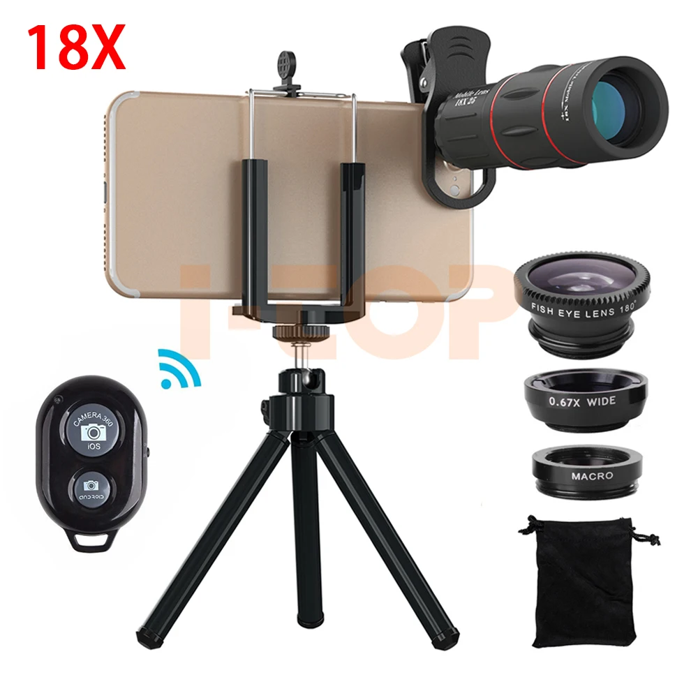 New Universal 18X HD Telephoto Zoom Lenses Telescope