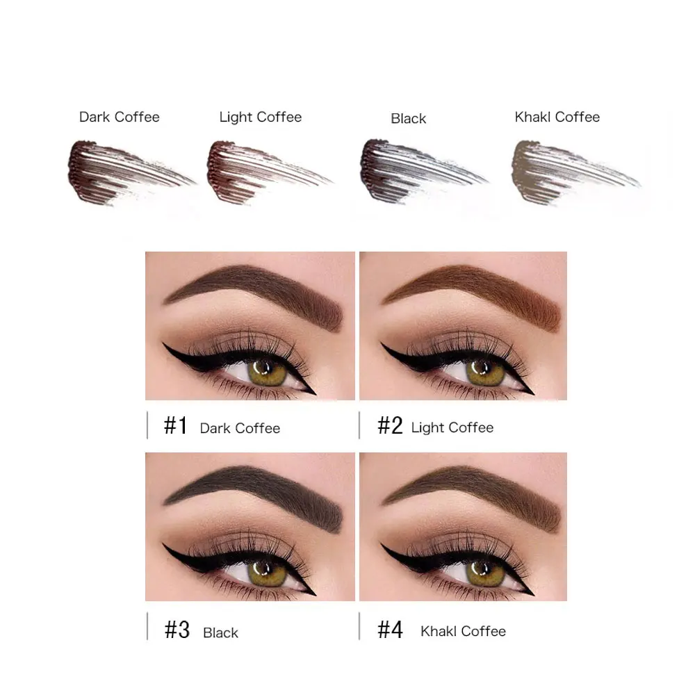 Eyebrow Four-color durable dyeing eyebrow cream waterproof non-marking quick-drying eye makeup tools Eyebrow Four-color durable dyeing eyebrow cream waterproof non-marking quick-drying eye makeup tools