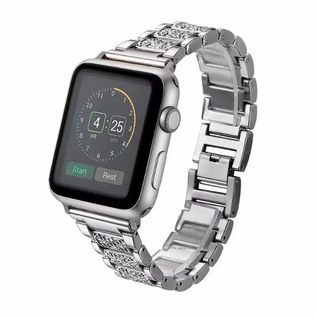 Crystal Rhinestone Adjustable Watch Bracelet Band LargeSmall Strap for Apple iWatch   Wristband Women's watch Bracelet (18)