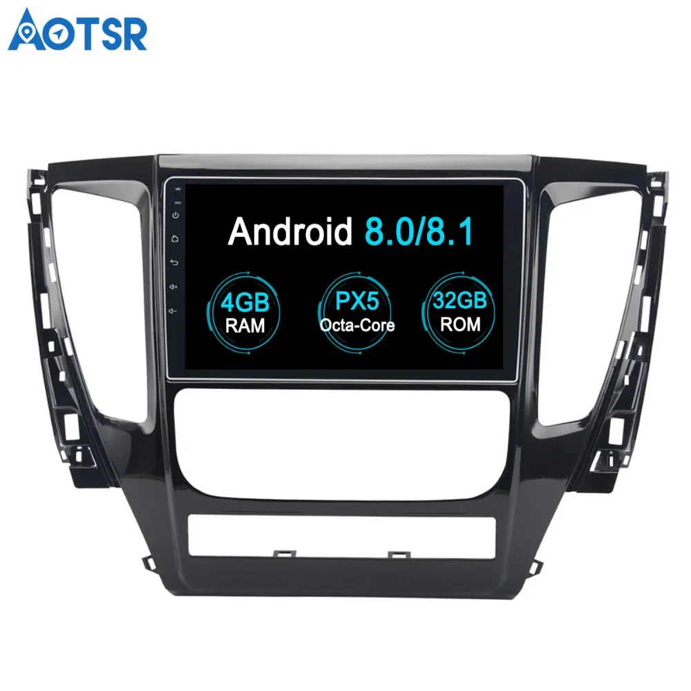 

Aotsr Android 8.0 Car DVD Player GPS Navigation For MITSUBISHI PAJERO Sport 2016 2017 2018 unit stereo Radio Multimedia