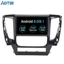 Aotsr Android 8,0 DVD плеер автомобиля gps навигации для MITSUBISHI PAJERO Sport 2016 2018 2017 блок стерео радио мультимедиа