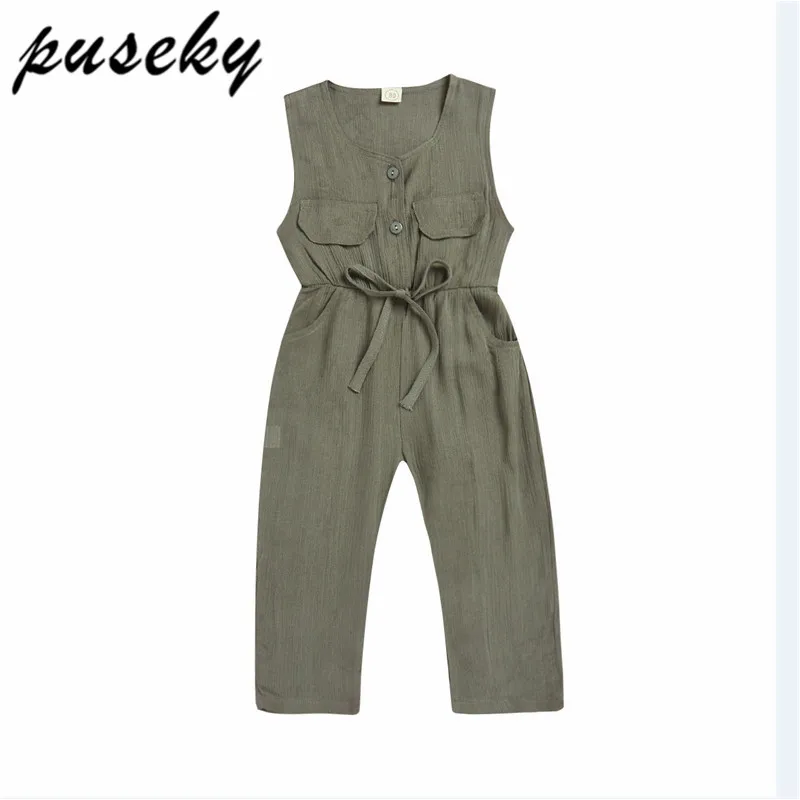 drawstring overalls