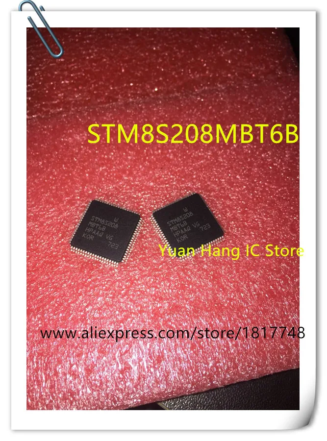 20PCS LOT STM8S208MBT6B STM8S208MBT6 STM8S208 QFP80
