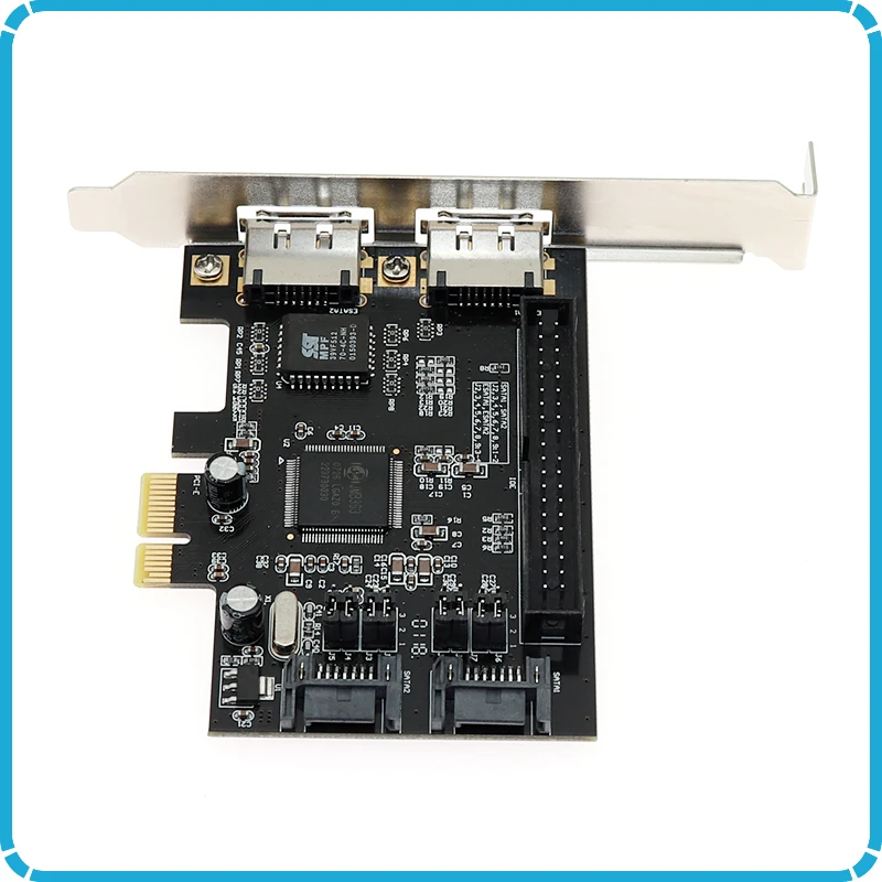 

Combo SATA 2.0 + IDE + eSATA PCI-e PCI express RAID Controller Card 1 Port IDE+2 port SATA +2 port eSATA Expansion Adapter Card