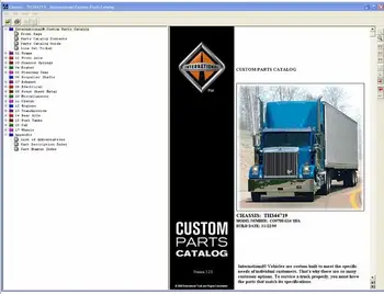 

International Truck Parts catalogue
