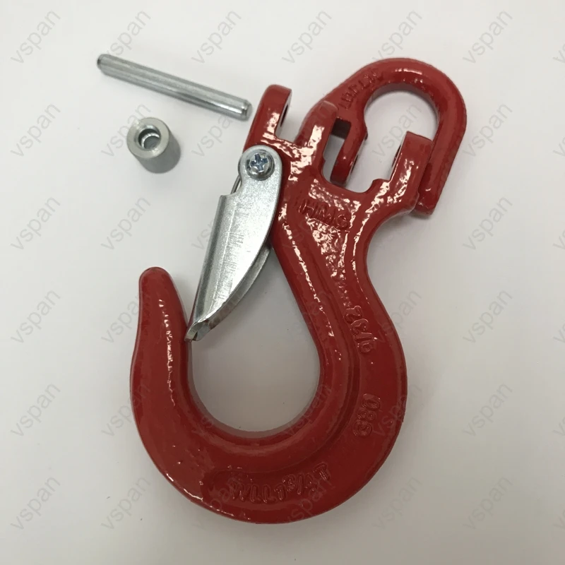 مزورة الصلب الصف 80 نصف رابط السلامة مزلاج Clevis ونش كابل هوك قطب ونش هوك ل شاحنة جيب رانغلر خارج الطريق الانتعاش