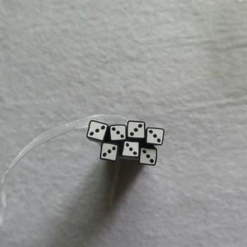 

m-75 100pcs 5mm Square Cane No.3 Dice Polymer Clay Cane Fancy Nail Art Polymer Clay Cane