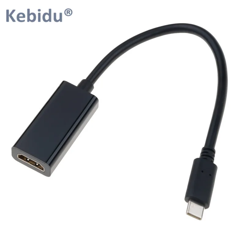 

Kebidu USB3.1 Male to HDMI Female Cable Adapter Converter USB C Type C to HDMI Adapter for Samsung S9/8 Plus HTC HUAWEI LG G8