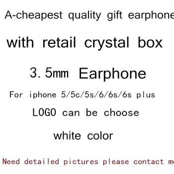 

Cheapest In-Ear Earbuds Headphones With Mic Volume Control for Apple Earphone iPhone 4 5 6 5s/6s Android Phones 30 pcs lot