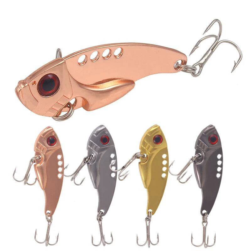 

VIB Fishing Lures 1 Piece 5.5cm 11g Sinking Jerkbait Vibration Wobblers Metal Rattlin VIB Hard Lure Artificial Bait