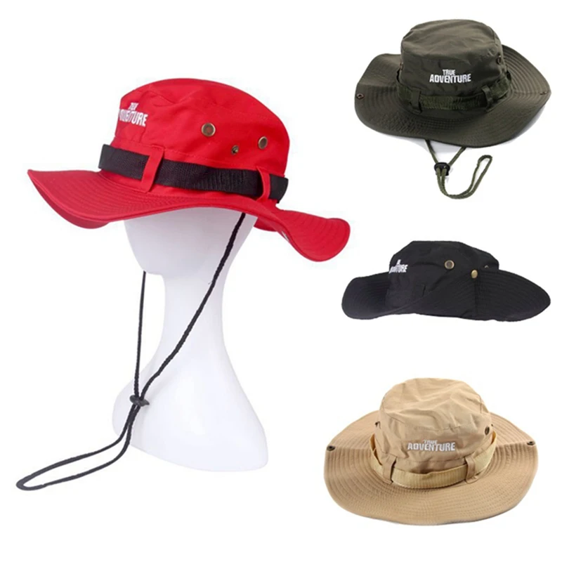 

Men Hunting Fishing Hats UV Protection Windproof Outdoor Sports Cap Hiking Bucket Sun Hat Fishing Caps