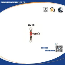1000 шт Дешевые бочки тройные Вертлюги Стиль B 12*14