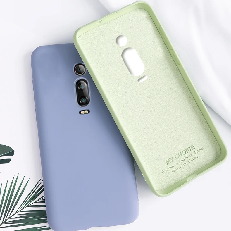 

For Xiaomi Redmi K20 Pro Case Ultra-thin Soft Liquid Silicone Skin Protect back cover Case for redmi k20 k20pro full cover shell