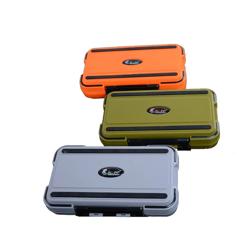 

Fishing Tackle Boxes 19.7 x 5 x 11.5cm Multifunctional High Strength Plastic Fishing Lure Bait Hooks tool with 12 Compartments