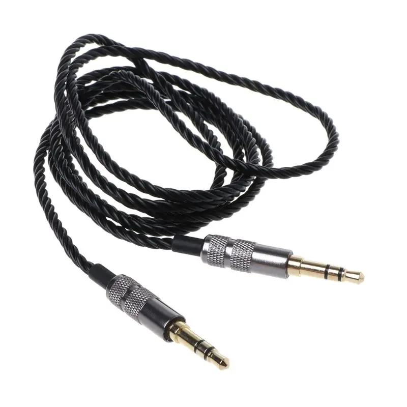 

1.2M Twist Headphone Cable Replacement 3.5MM Male to 3.5MM Male Audio Core Adapter for SOLO Car AUX Wire
