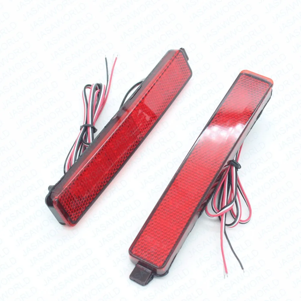 Red LED Rear Bumper Reflector Light for Buick Enclave 2009 2012 2013