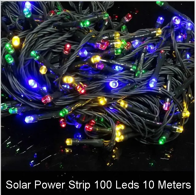 RGB Led Solar String ip65 Waterproof Outdoor Led Strip Light 2V Fita