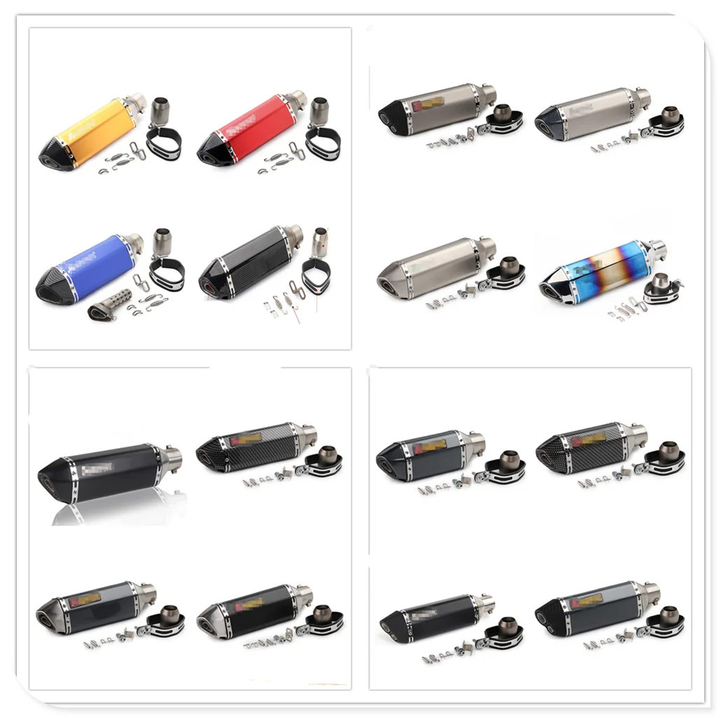 

51mm Motorcycle Modify Exhaust pipe Muffler Carbon DB killer for YAMAHA XP500 XP530 FZ600 SRX600 XJ600 FZ400 R FZX700 FAZER