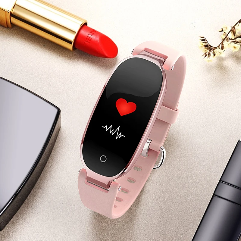 Женские умные часы S3 с Bluetooth водонепроницаемые мониторингом сердечного ритма reloj