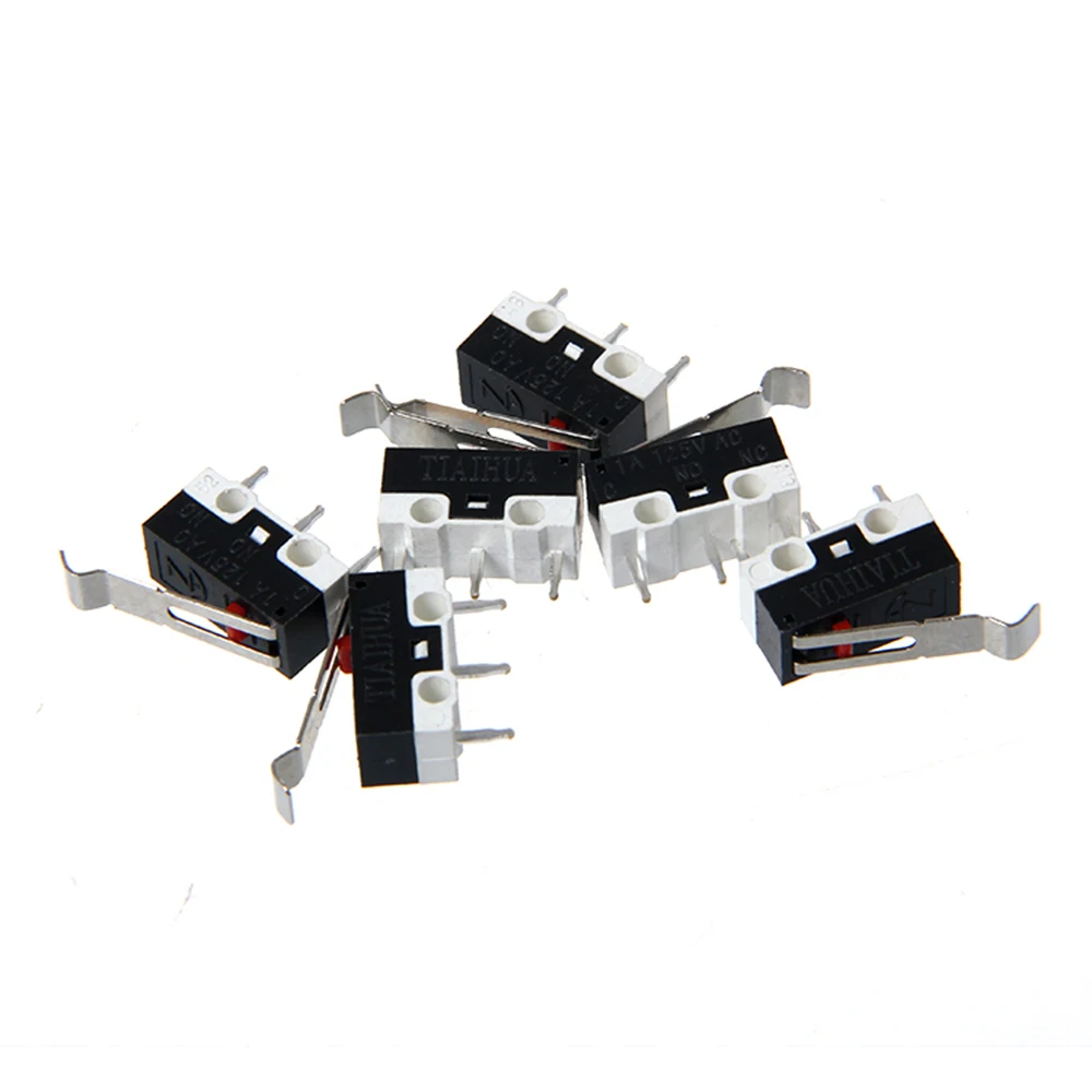 Jenor 10pcs Mechanical Limit Switch Endstop Micro Switch for 3D Pinter Delta Kossel 1 